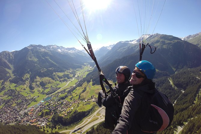 Klosters Tandem Paragliding Flight from Gotschna - A Quiet Glide With Your Pilot in Front