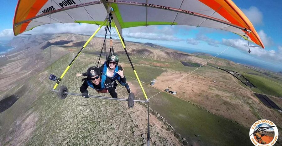 Lanzarote Hang Gliding Tandem Flights - Why hang gliding fits Lanzarote so well
