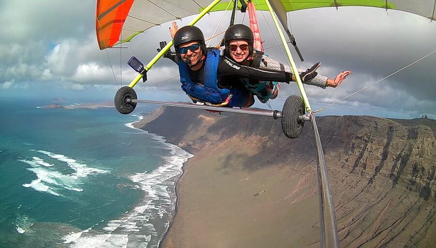 Lanzarote Hang Gliding Tandem Flights - What happens before you leave the ground