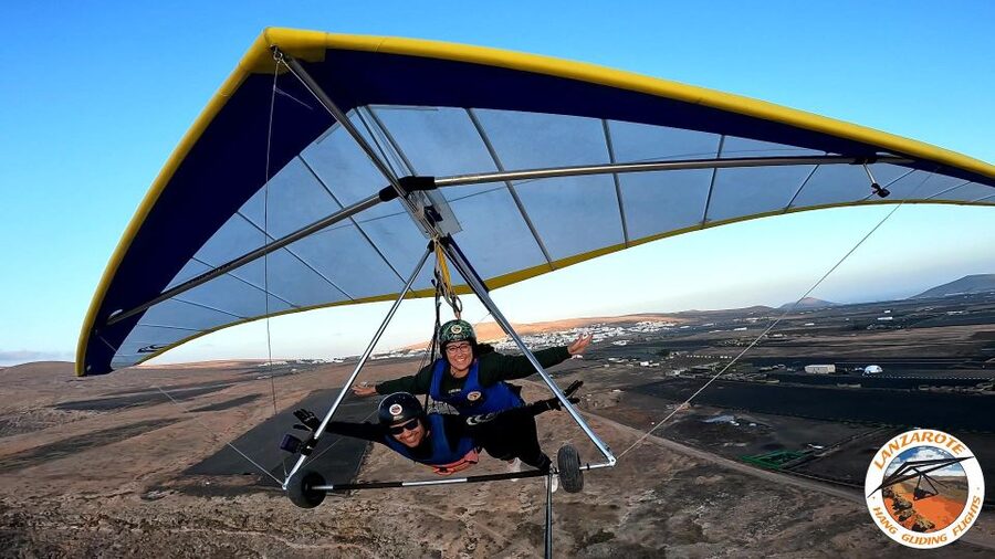 Lanzarote Hang Gliding Tandem Flights - The views change with the launch point