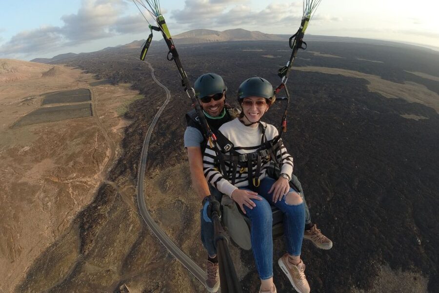 Lanzarote: Tandem Paragliding Flight Over Lanzarote - A good first flight, with a few limits
