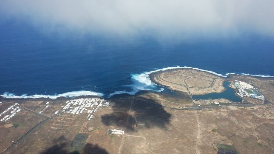 Lanzarote: Tandem Paragliding over Volcanoes & the Atlantic - The view over volcanoes, cliffs, beaches, and sea