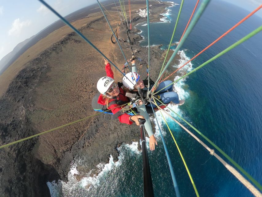 Lanzarote: Tandem Paragliding over Volcanoes & the Atlantic - From check-in to takeoff near Tenesar or Puerto Calero