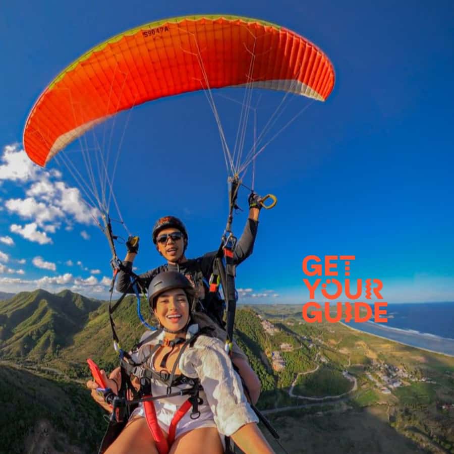 Lombok : Tandem Paragliding With Pilot, Cave & Village - Three sides of Lombok in one day