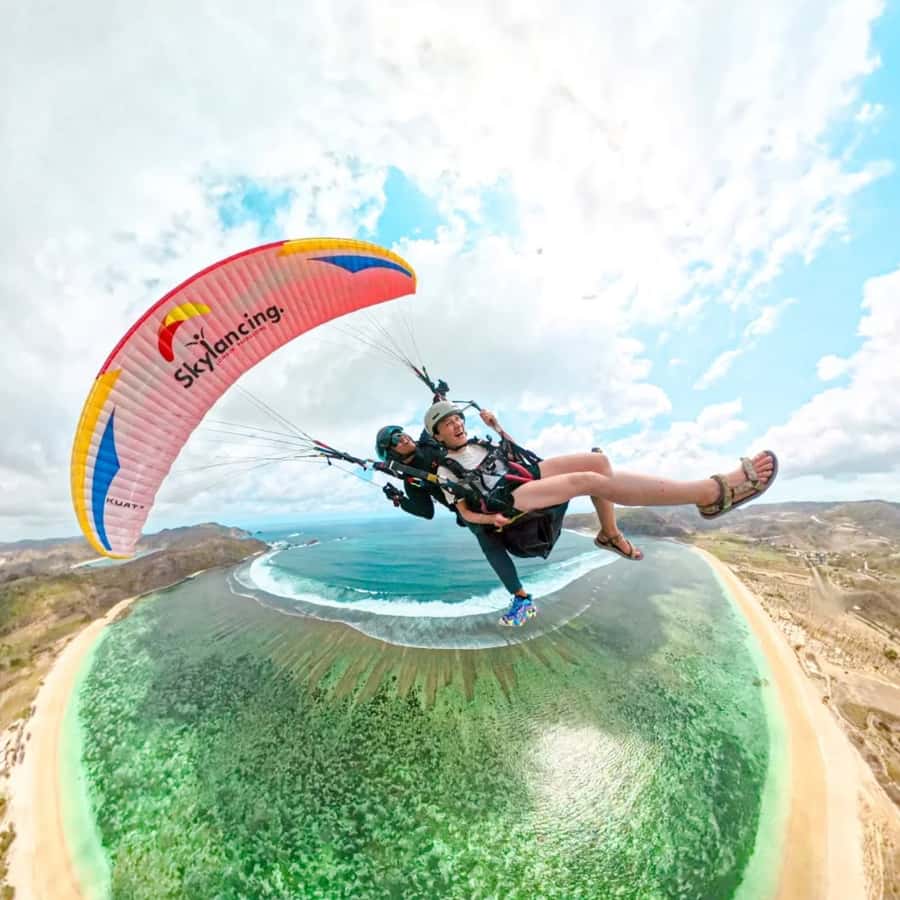 Lombok : Tandem Paragliding With Pilot, Cave & Village - Inside Goa Kelalawar Bat Cave
