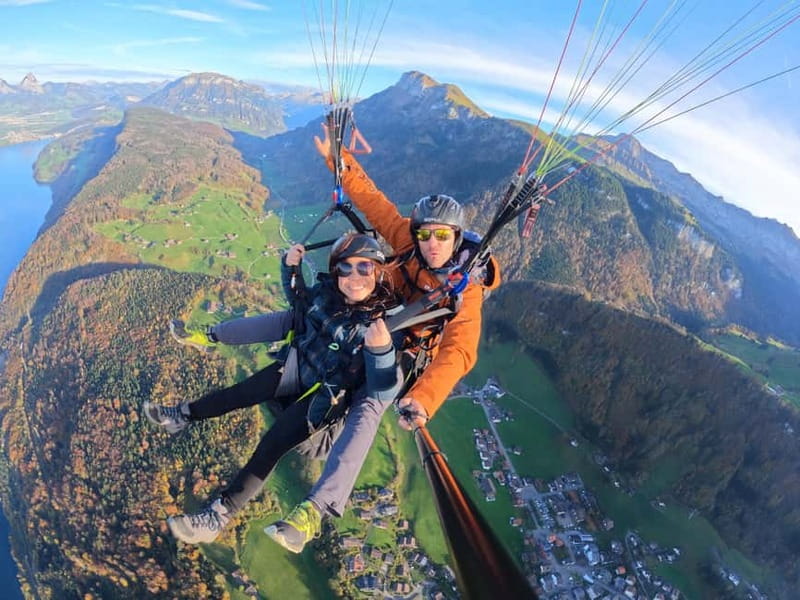 Lucerne: Paragliding Tandem Flights - What to bring and what to arrange