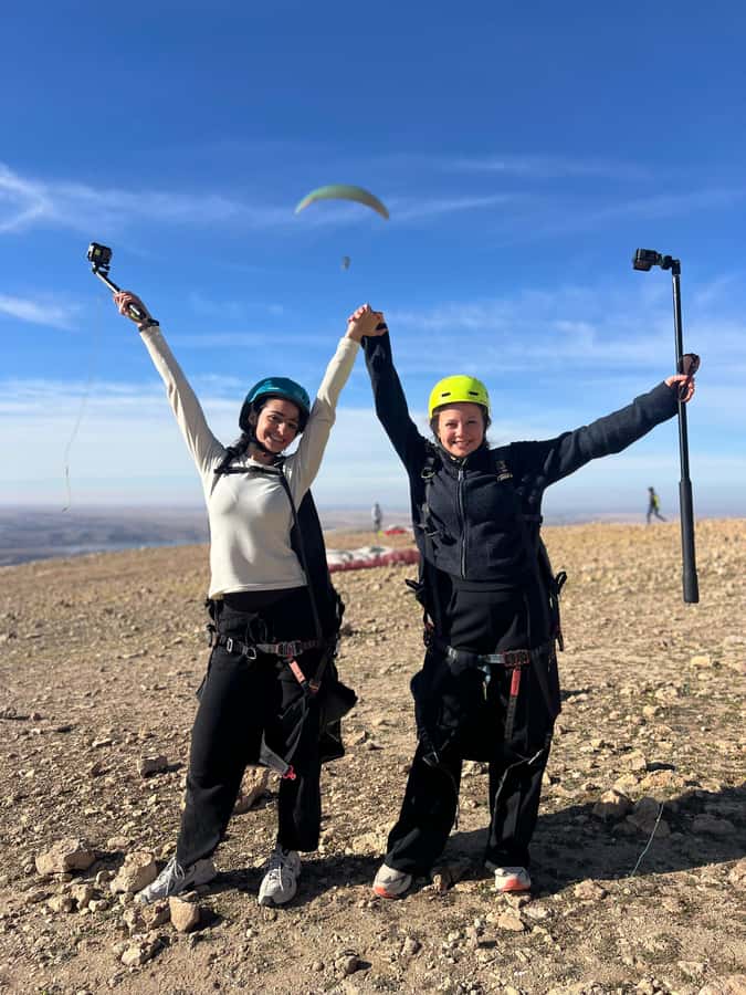 Marrakech Adventure: Paragliding, Camel Ride & Breakfast - Agafay by camel, with tea afterward