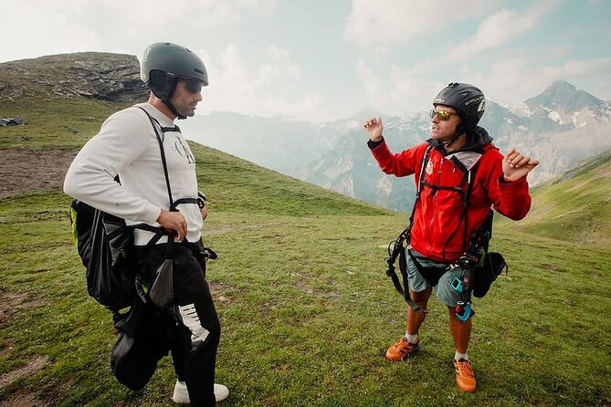 Mürren Lauterbrunnen: Paragliding Panorama Tandem Flights - From Stechelberg to Birg, Then a Short Walk