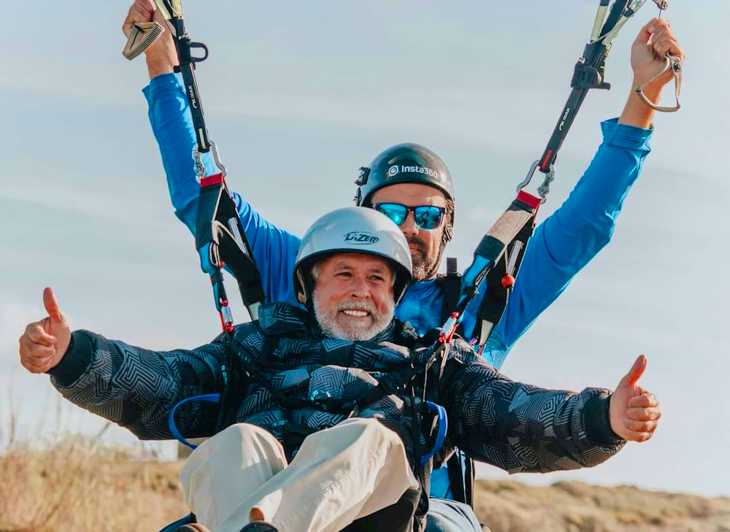 Nazare: Paragliding tandem flight - A short flight with room for more than sightseeing