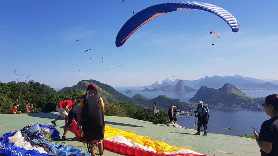 Niterói: Paragliding Experience with GoPro Photos and Video - The View From the Air