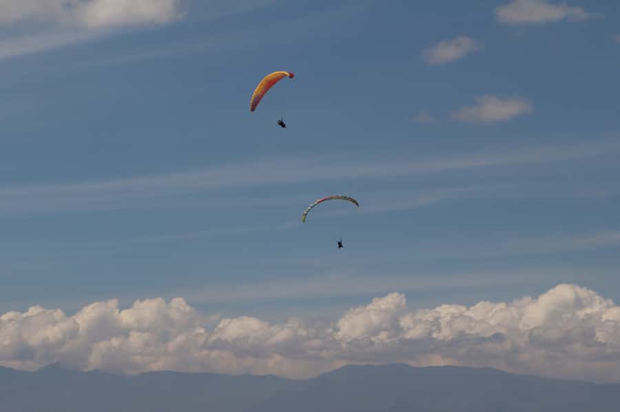 Paragliding Activity with Transfers from Bogota - Reaching the launch site and preparing to fly