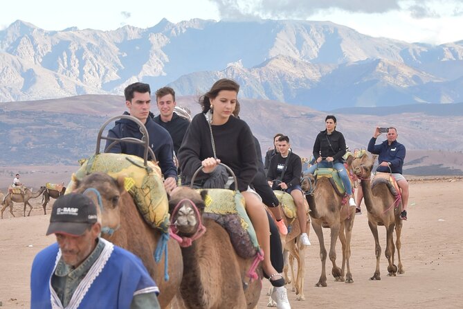 Paragliding and Camel tour in Agafay from Marrakech - Mint tea above the valley