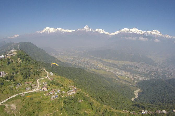 Paragliding at Sarangkot Pokhara - Getting ready for your tandem flight