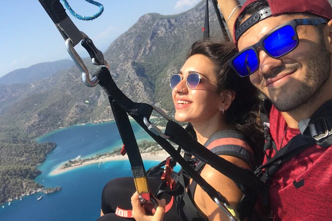 Paragliding In Fethiye Oludeniz, Turkey - Landing beside the office