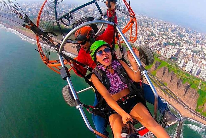 Paragliding in Lima - Costa Verde - What you see over the Costa Verde