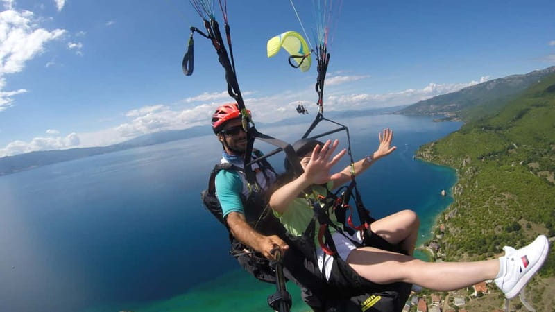 Paragliding Lake Ohrid - From hotel pickup to the Galicica launch point