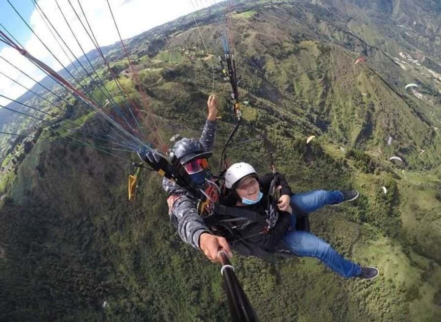 Paragliding Medellin with Transportation and free Videos - Who will enjoy this experience most