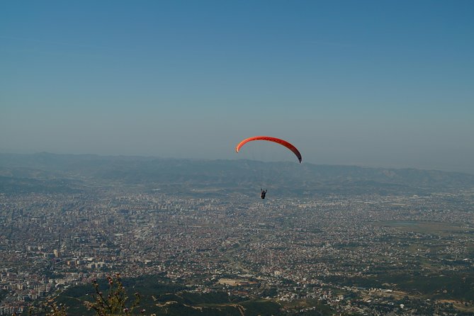 Paragliding Tandem Experience From Dajti Mountain - The walk to launch and the preflight briefing