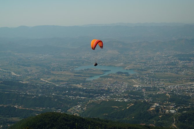 Paragliding Tandem Experience From Dajti Mountain - Using the free GoPro during the flight