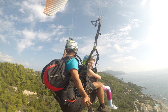 Paragliding Tandem Flight in Corfu - What the tandem take-off feels like