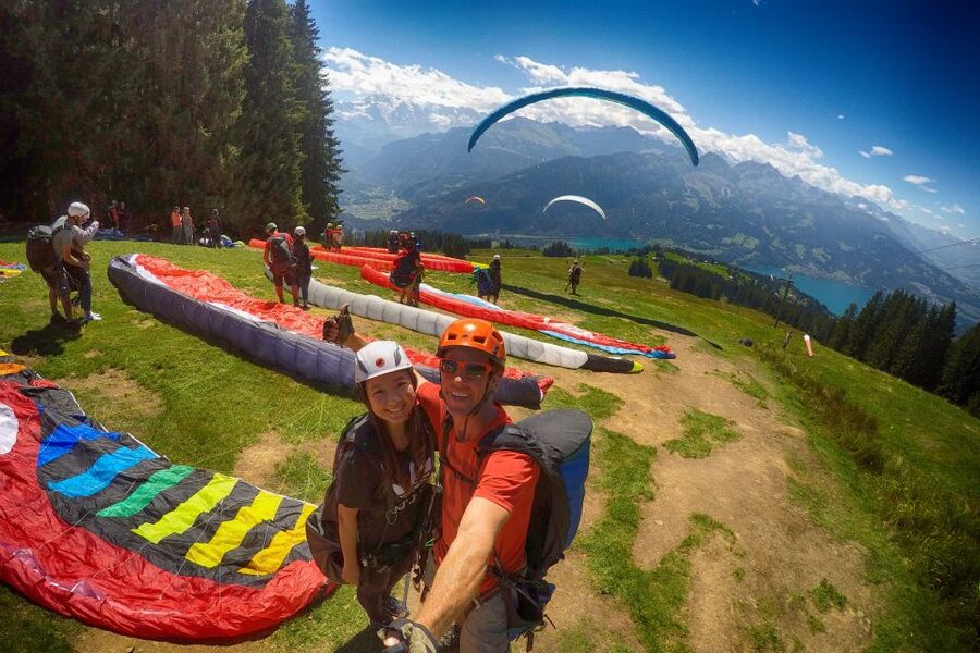Paragliding Tandem Flight in Interlaken - What the 1,300-meter launch feels like