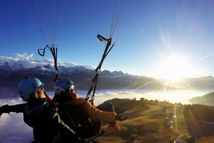 Paragliding Tandem Flight in Interlaken - How to get the best flight
