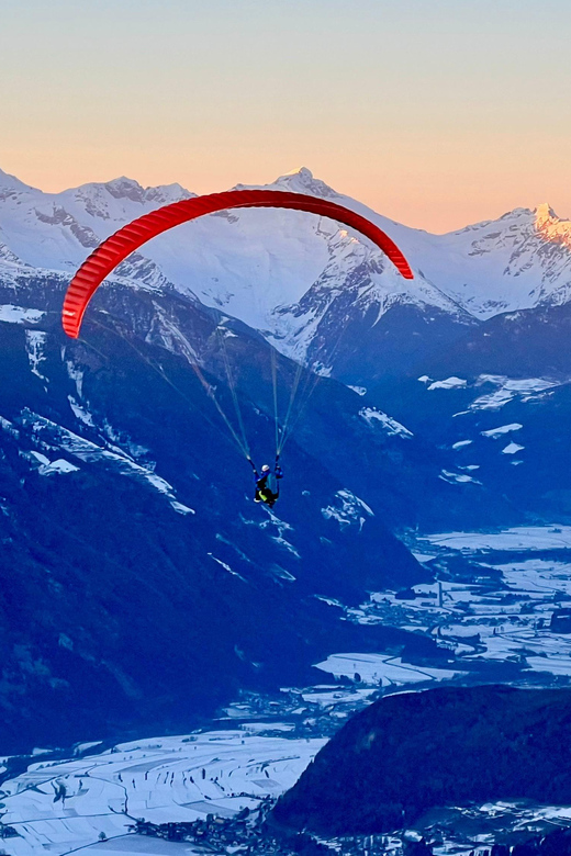 Paragliding Tandem Flight Kronplatz Dolomites Alps - From Kronplatz office to open air