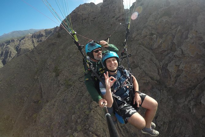 Paragliding Tandem Flight over Costa Adeje with FREE pick up!!! - Taking off above Costa Adeje