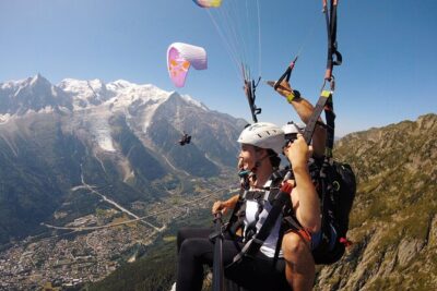 Paragliding Tandem Flight over the Alps in Chamonix