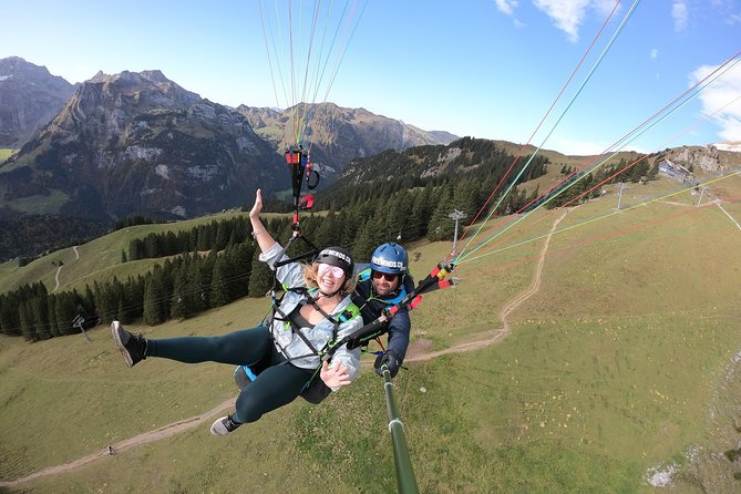 Paragliding Tandemflight Lucerne - Engelberg - From Engelberg to the open sky