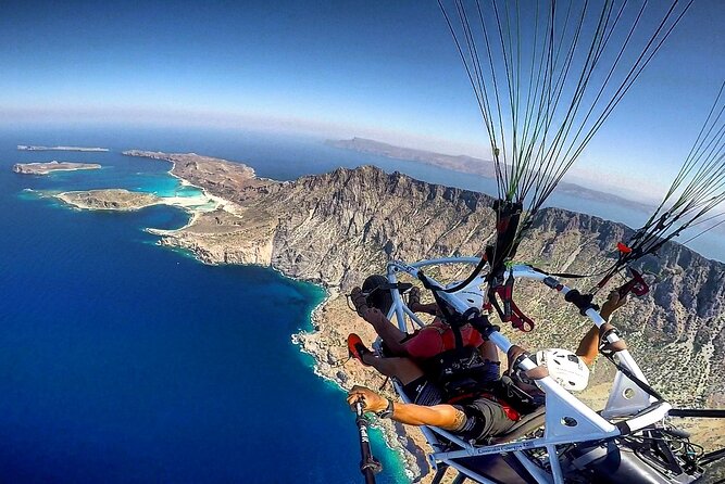 Paragliding Tours in Crete - Falassarna Beach from the air
