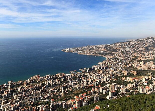 Paragliding Trip Over Lebanon - Jounieh Bay - Harissa gives you the right starting view