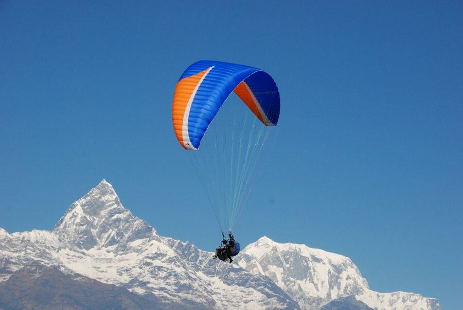 Pokhara: 30-Minute Tandem Paraglide - Photos, video, and phone storage