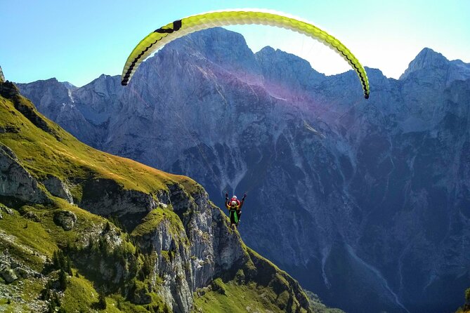Private Paragliding Flight Experience over the Julian Alps - Kanin or Mangart: two very different starts