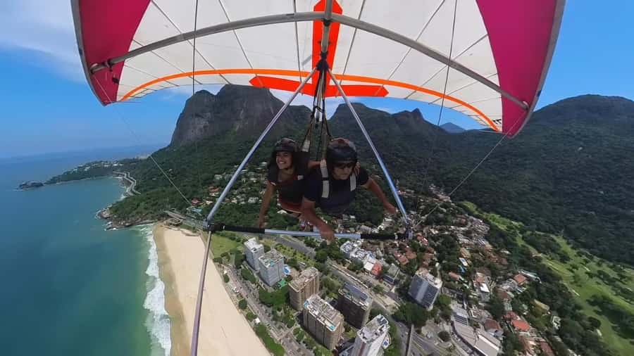 Rio de Janeiro: Hang Gliding or Paragliding Experience - The takeoff is brief, then Rio opens below you
