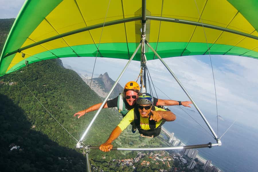 Rio de Janeiro: Hang Gliding Tandem Flight - The safety briefing and the first run