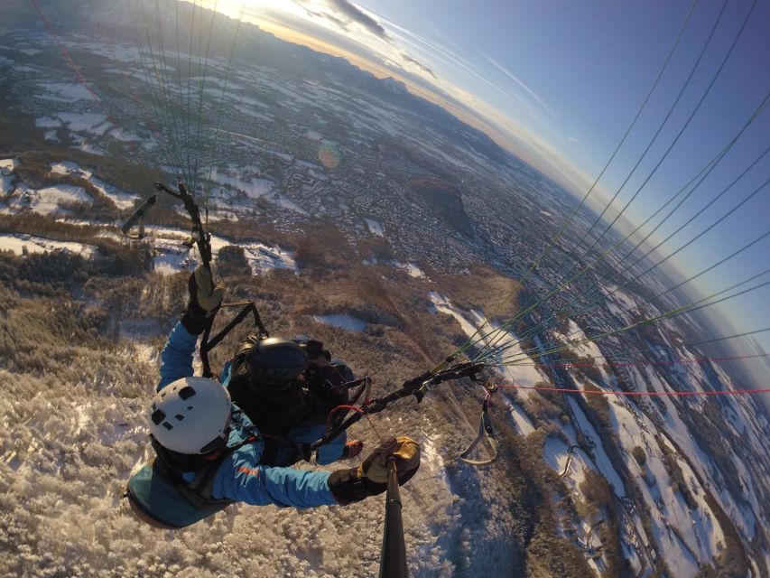 Salzburg like an eagle: tandem paragliding from Gaisberg - Taking Off Above Salzburg on Gaisberg