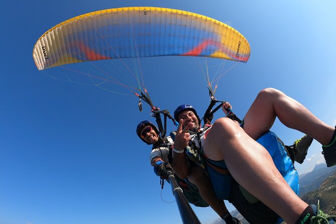Tandem Paragliding Flight in Cefalù - Takeoff, airtime, and landing