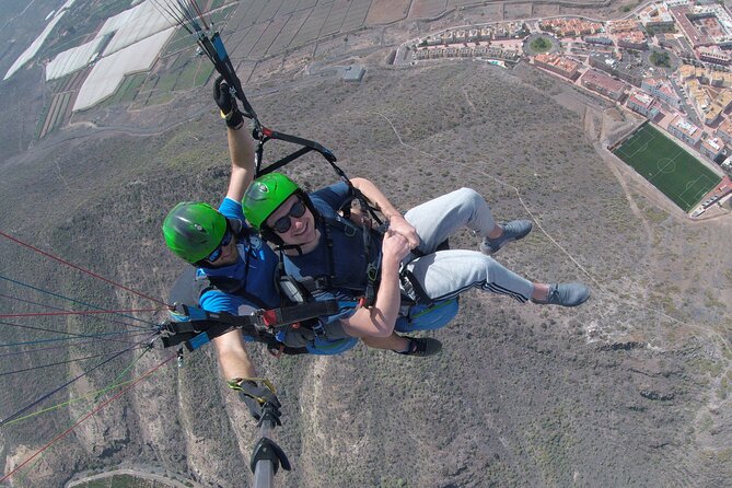 Tandem Paragliding Flight in Costa Adeje from 1100m - Starting high above Costa Adeje