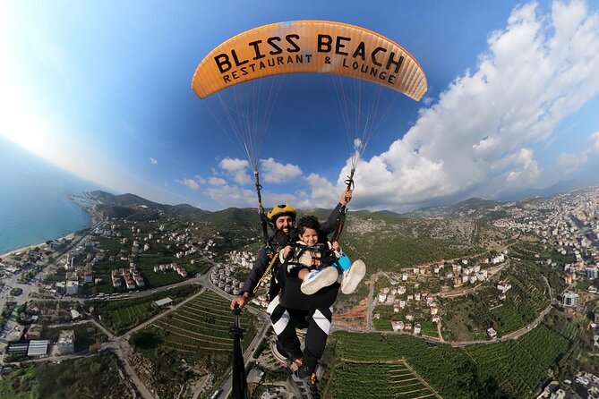 Tandem Paragliding in Alanya, Antalya Turkey with a Licensed Guide - Try the controls only if you want to