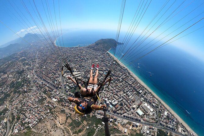 Tandem Paragliding in Alanya, Antalya Turkey with a Licensed Guide - Cleopatra Beach makes a memorable finish