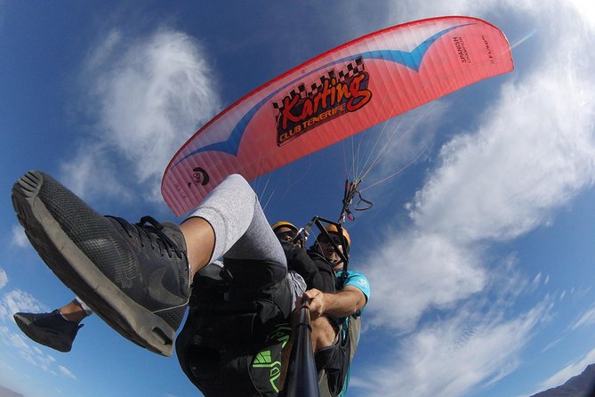 Tandem paragliding in Tenerife - What the €145.12 price includes