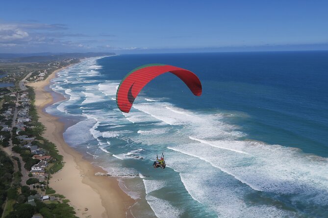 Tandem Paragliding Instructional Flights in Garden Route - The harness and the first few steps