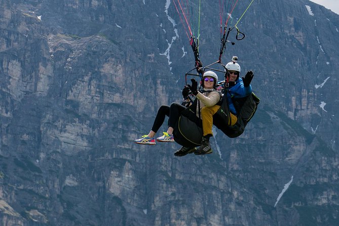 Tandem Paragliding Tirol, Austria - Seeing the Stubai Valley and Glacier from above