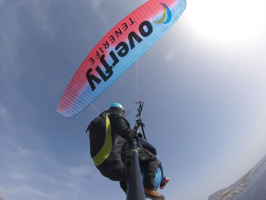 Tenerife: Acrobatic Paragliding Tandem Flight - Meeting at Playa de la Enramada