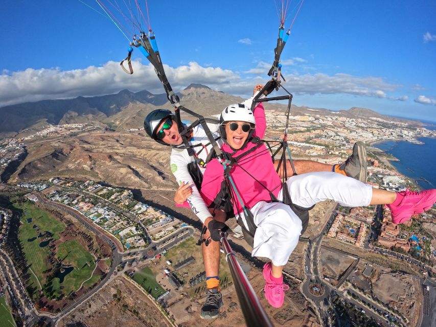 Tenerife: Tandem Paragliding Flight with Pickup - Take-off and the first minute in the air