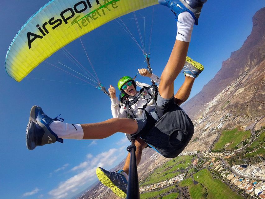Tenerife: Tandem Paragliding Flight with Pickup - Gentle gliding or a stronger thrill