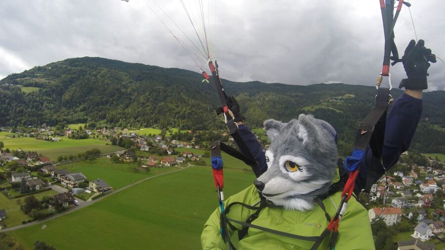Villach/Ossiachersee: Paragliding "Panorama" Tandemflug - The landing field is a real comfort for first-time flyers
