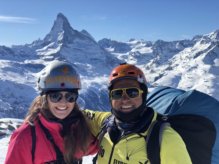 Zermatt: Paragliding Tandem Flight - Meeting FlyMatterhorn in Zermatt